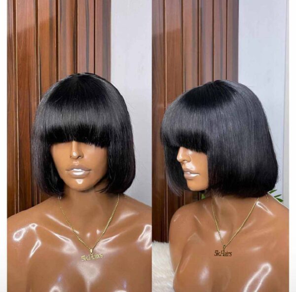 WIG 01N BOB FRINGE HUMAN HAIR